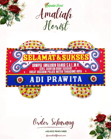 Papan Bunga Ucapan Selamat Hanau